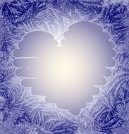 Frosty pattern Card
