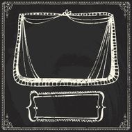 Doodle frame Chalkboard N10