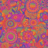 Doodle seamless background pattern