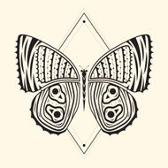 butterfly zentangle 4