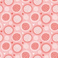 Romantic seamless pattern N23