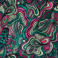 Seamless abstract hand-drawn waves texture N4