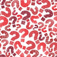 Queries marks seamless pattern vector hand drawn lines texture
