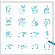 Sketch Icons - Hands