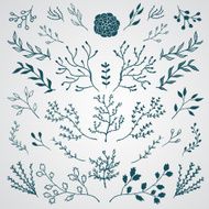 Hand drawn design elements N25