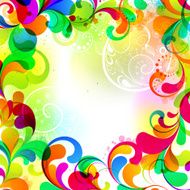 Colorful background with space for message EPS10