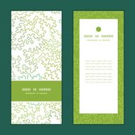 Vector curly doodle shapes vertical frame pattern invitation greeting cards N4