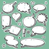 Doodle Talking bubbles