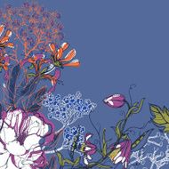 Vector floral background N9