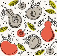 Pear &amp; Peach fabric