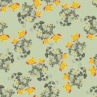 Seamless Floral Pattern N259