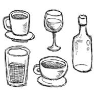 Scribble Series - Drinks N2