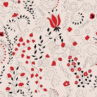 black and red pattern