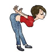 cartoon sexy woman N26