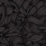 Seamless dark wave hand-drawn pattern N2