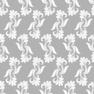 Seamless Floral Pattern (Vector) Hand Drawn Texture N204