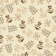 Christmas vector seamless pattern N6