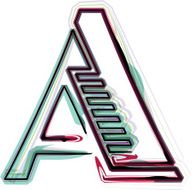 Font illustration LETTER A N12