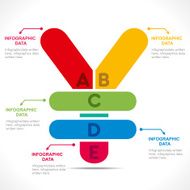 colorful currency info-graphics