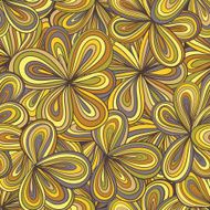 Seamless wave hand-drawn pattern waves background N28
