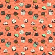 Chocolate candies pattern