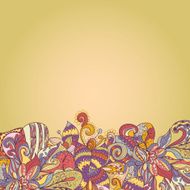 abstract background of petal and wave N2