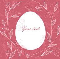Floral easter background