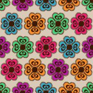 Seamless pattern of flowers N9