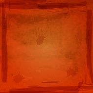Vector grungy orange background with blots and splashes