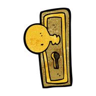 cartoon door knob N30