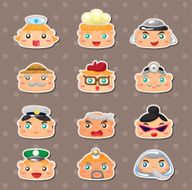 people job face stickers