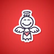 Hand Drawn Angel N26
