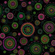 Decorative seamless abstract pattern