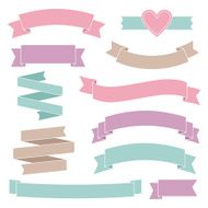 Vintage wedding ribbons