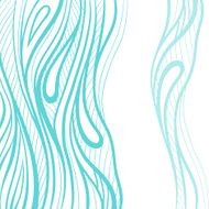 Abstract hand drawn illustration decotative waves background N2