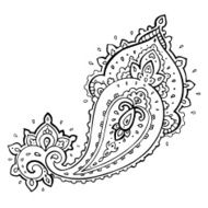 Paisley Ethnic ornament N11