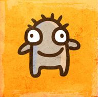 Monster on Grunge Background N6