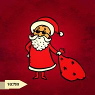 Santa Claus With Sack N2
