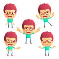 casual man in various poses N18