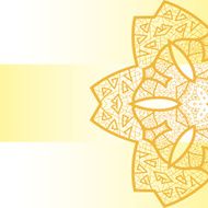 Oriental mandala motif N34