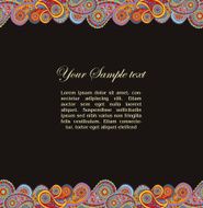 paisley background and place for your text N7