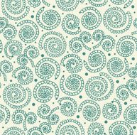 Green abstract spiral pattern