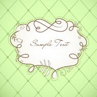 Cute Floral Frame N4