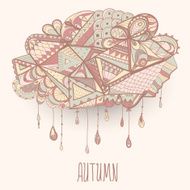 Autumnal vector illustration