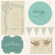 Scrapbook design elements - Beautiful Girl N2