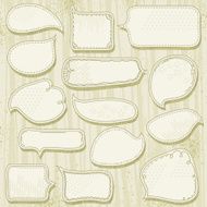 Set of special hand draw labels and banners vector