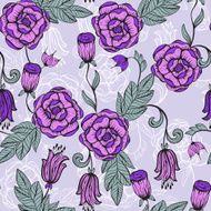 Vector seamlesss Floral pattern N2