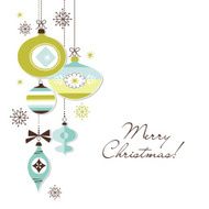 Retro Christmas Ornaments N29