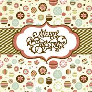 Retro Christmas Ornaments N30