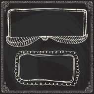 Doodle frame Chalkboard N11